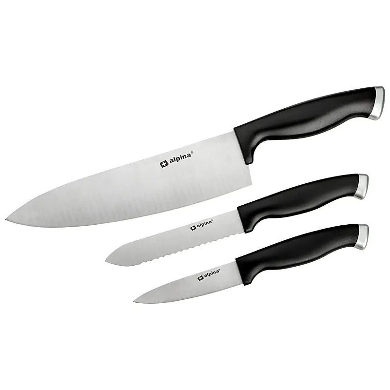 Foto von Küchenutensilien, Messer, Besteck, Geschirr Produktfoto Küchenmesser