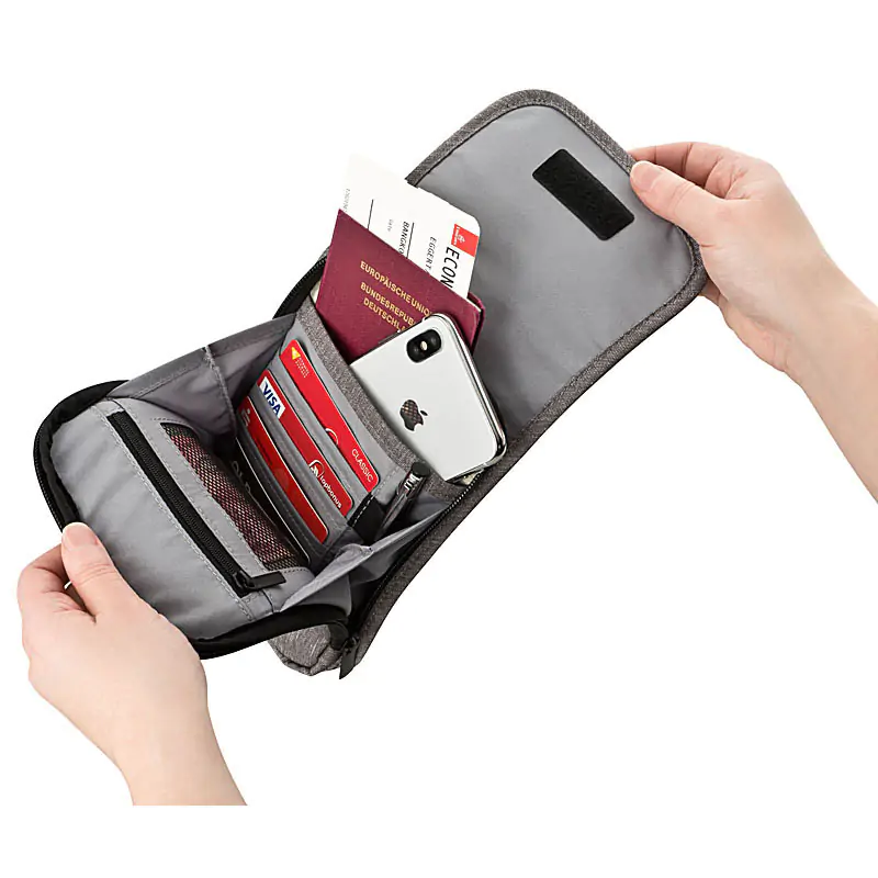 Produktfoto Dokumentenetui mit Füllung Produktbild, Standard-Produktfotografie Reise Oraganizer