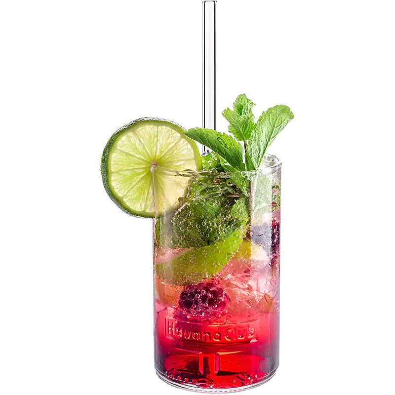 Produktfoto Longdrink mit Eis und Zitrone Produktbild, Standard-Produktfotografie Longdrink in Glas