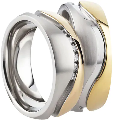 Produktfoto Ringe, Partnerringe Schmuckfotografie Partnerringe Silberschmuck Goldschmuck